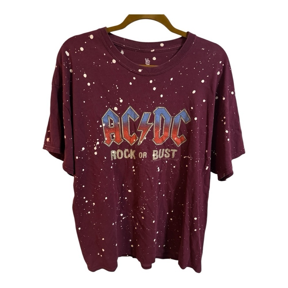 AC/DC Paint Splatter Band Tee